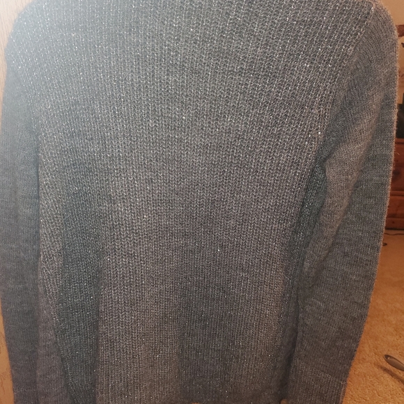 Silver/grey alpaca wool sweater - Picture 4 of 5